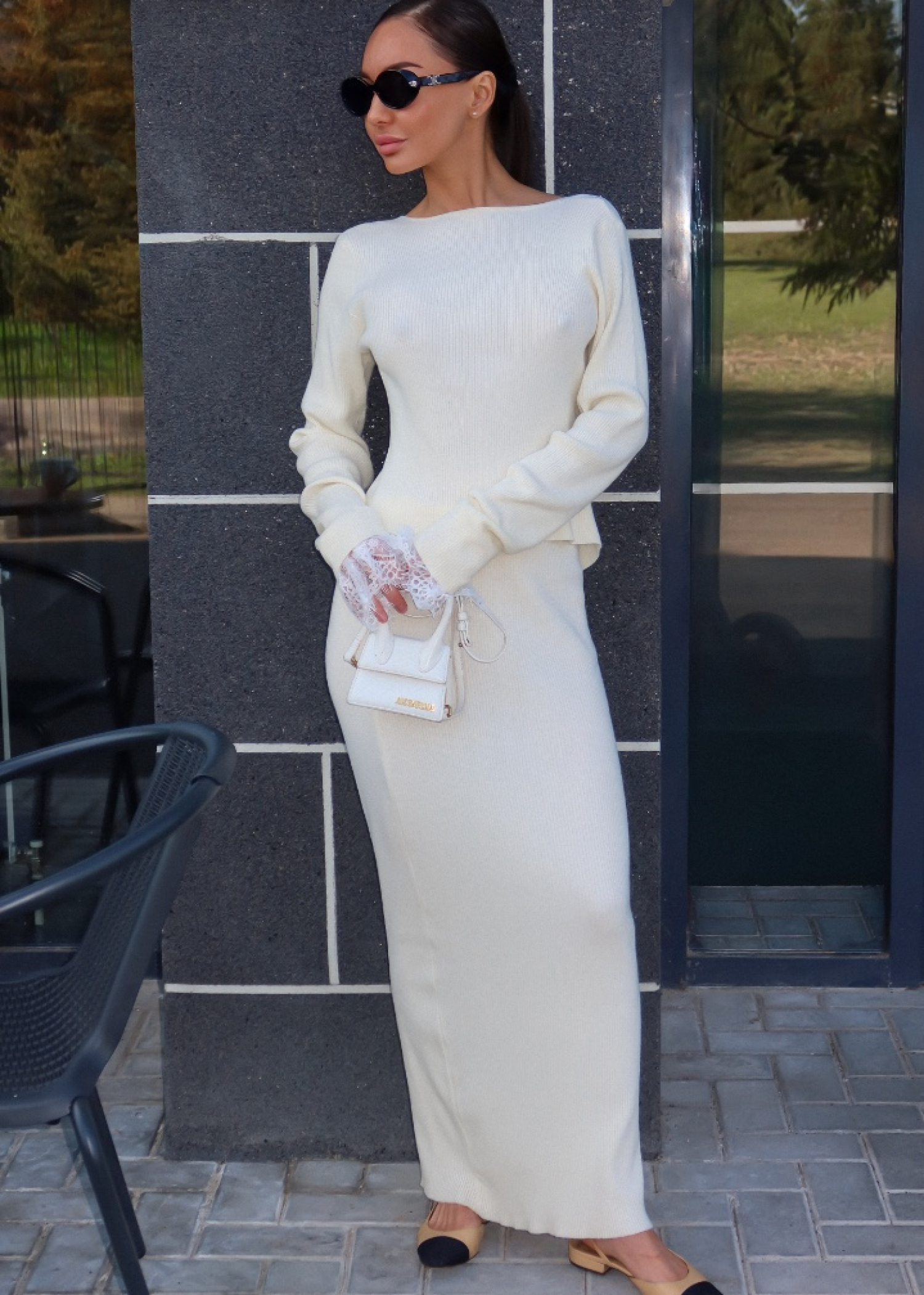 костюм вязаный